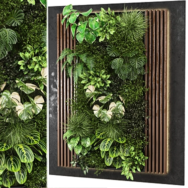 Vertical Indoor Wall Garden Set 3D model image 1 