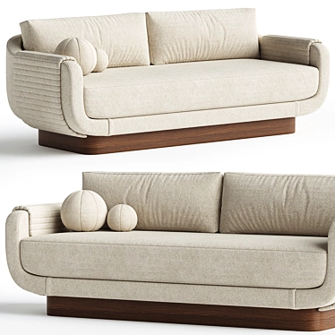 Elegant Nest Sofa Design 3D 3D model image 1 