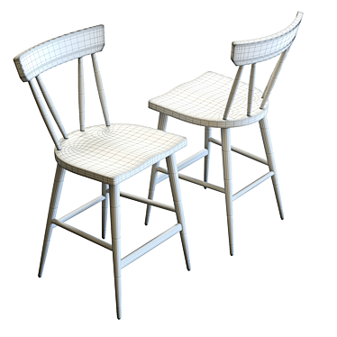 Modern 3D Model Juni Counter Stool 3D model image 1 