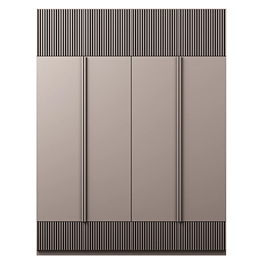 Modular Wardrobe Furniture 3D model image 1 