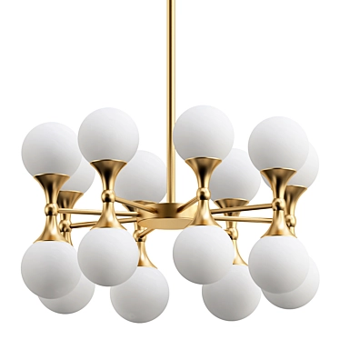 Astoria LED Chandelier VRay-Ready 3D model image 1 