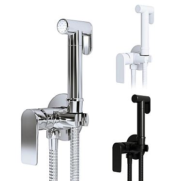 ABBER Weiss Insel Mixer	with Hygienic Shower 3D model image 1 