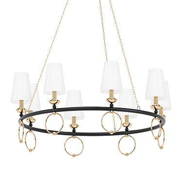 Opulent Collaboration Chandelier 3D model image 1 