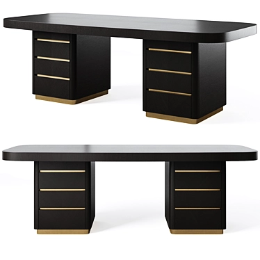 SLOANE Desk by Hamilton Conte 3D model image 1 