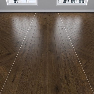 Dub Parquet: Linear, Herringbone, Chevron 3D model image 1 