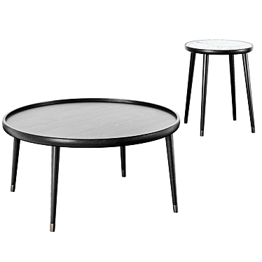 Porada Bignè Coffee Table 3D model image 1 
