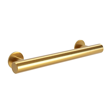 Brass Arbor Light Wardrobe Handle 3D model image 1 