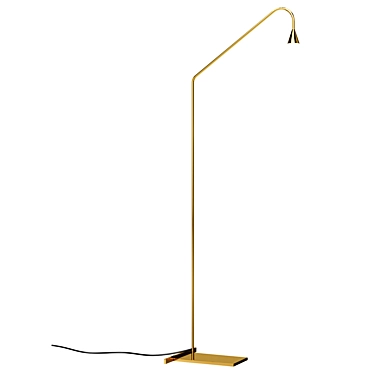 Austere-W Trizo Gold Floor Lamp 3D model image 1 