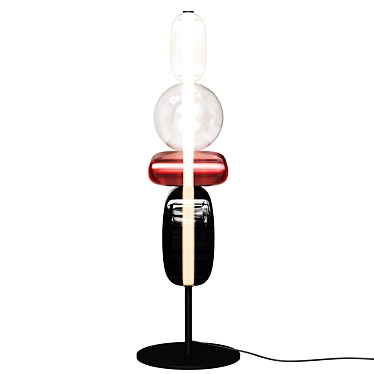 Designer Floor Lamp Pebbles (4 Shades) 3D model image 1 