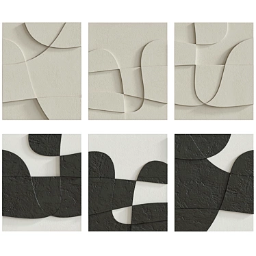 Artwork Set Canyon Series 3D model image 1 