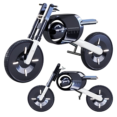 Yanko Design Electric Bike 3D model image 1 