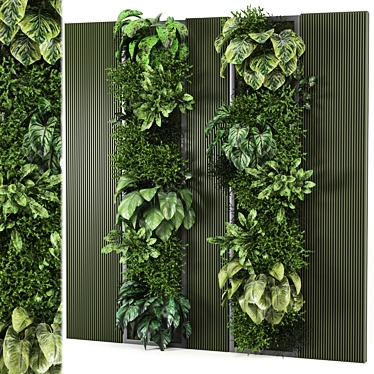 Vertical Wall Garden Set 953 3D model image 1 