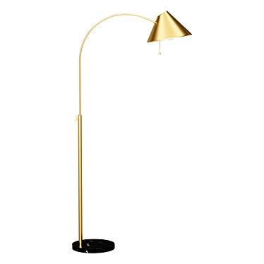 Designer Floor Lamp 310 Light Room 3D model image 1 