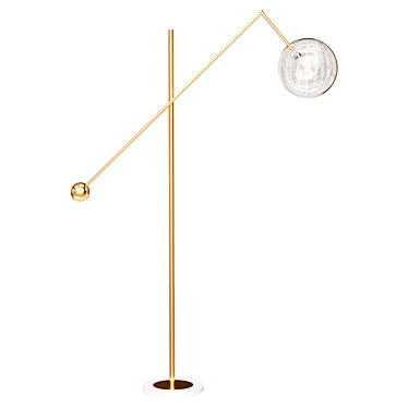 Designer Floor Lamp: Aquarium Light 3D model image 1 