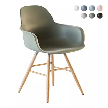 ZUIVER ALBERT KUIP Armchair: Modern Design 3D model image 1 