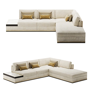 Frato Hidden Hills Sofa 3D model image 1 