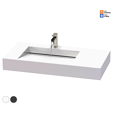 Bathroom Sink Modern Wall Hung Stone