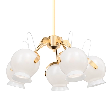 Rodos-CH Pendant Chandelier 3D model image 1 