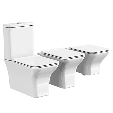 Agger AT2000 Compact Toilet 3D model image 1 