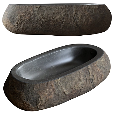 Natural Stone Bath:invoke the beauty 3D model image 1 