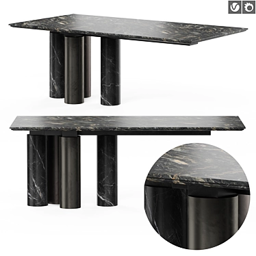  Kreoo Arcaico Marble Table 3D model image 1 