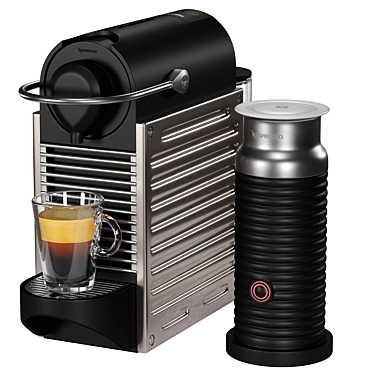 Compact Nespresso Pixie Coffee Maker 3D model image 1 