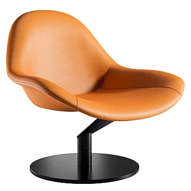 Orange Zero Gravity Chair - Premium Design 3D model image 1 