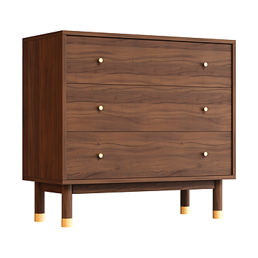 Lambro three-drawer chest of drawers by La Redoute