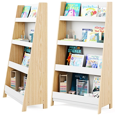 Children's Bookshelf Sueno by LA REDOUTE 3D model image 1 
