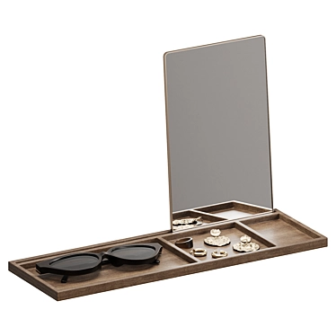  Decor Set | Stand, Mirror, Sunglasses, Accessories 3D model image 1 