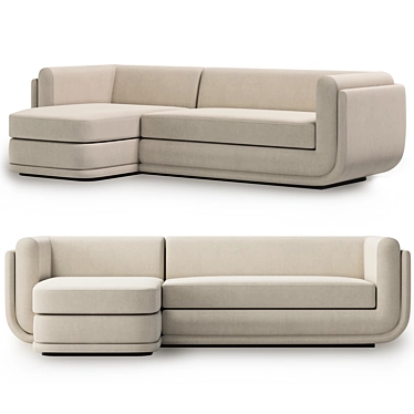 Matteo Corner Sofa Set 3D model image 1 