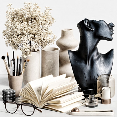 Decorative Set 48 High Quality 3D model image 1 