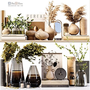 Luxury Decor Set Bundle 3D model image 1 