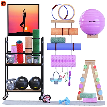  YogaSport Equipment 2015 Set 3D model image 1 