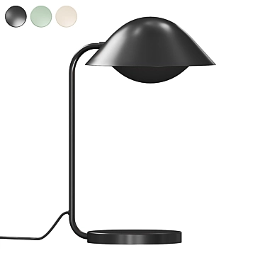 Sleek Modern Table Lamp 3D model image 1 