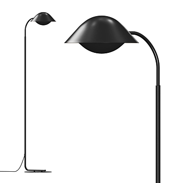 Elegant Freya Floor Lamp 3D model image 1 