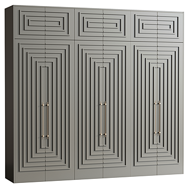 Classic Elegance Cabinet Furniture 3D model image 1 