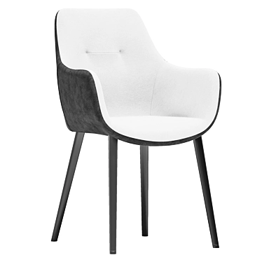 Rosamund Dining Chair, iMODERN 3D model image 1 