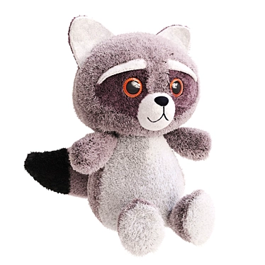 Plush Raccoon Soft Toy 3D model image 1 