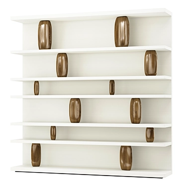 Galet Bookcase by Liaigre 3D model image 1 