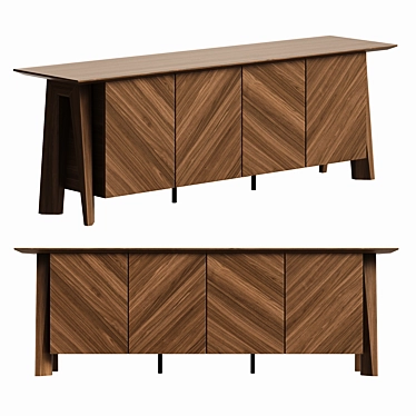 Nobby Sideboard for Corona Render 3D model image 1 