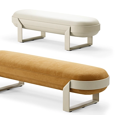 Elegant SHIRLEY Sofa in Millimeters 3D model image 1 