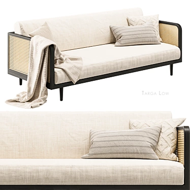 Cosmo Low Sofa Targa Japandi 3D model image 1 