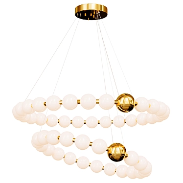 Elegant ROSARIO D Chandelier 3D model image 1 