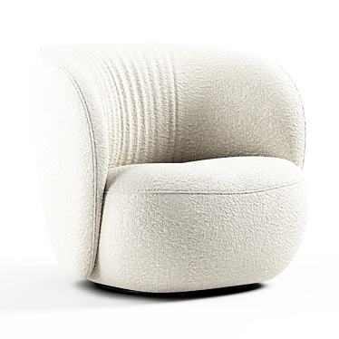 Seamless Textured 3D Lounge Chair 3D model image 1 