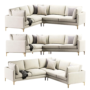 Adams L-Shape Sectional Sofa