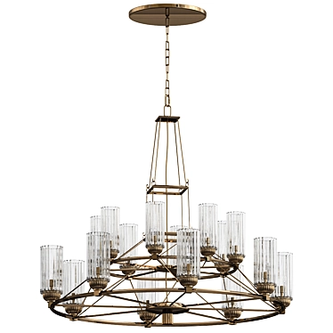 Elegance 3Ds Max Chandelier Model 3D model image 1 