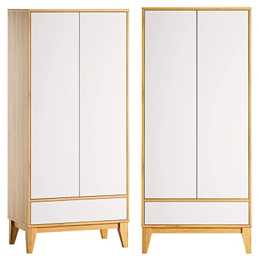 Griton-2 Light Wardrobe in 3Ds Max 3D model image 1 