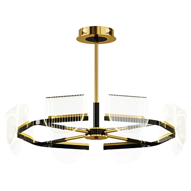 Modern Industrial Design Lamp "Ragnar 3D model image 1 