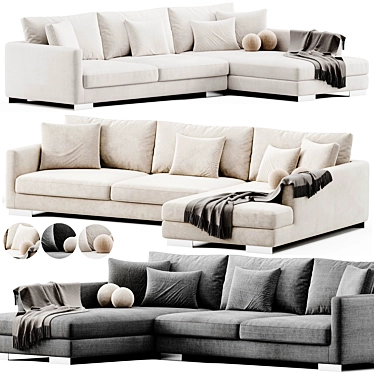 Flexform Magnum Sectional Sofa 3D model image 1 